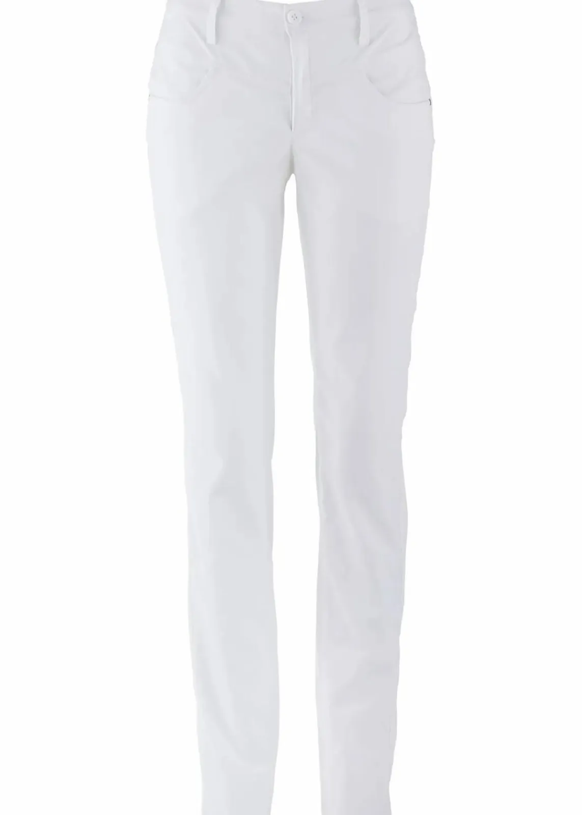 bonprix Hosen|Bekleidung·Kleider^Bengalin-Stretch-Hose, Straight weiss