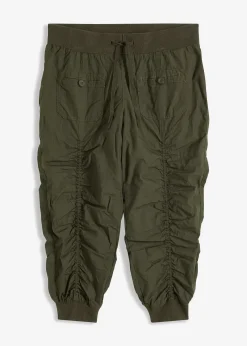 bonprix Bekleidung·Kleider|Hosen^Bequeme Capri-Hose oliv