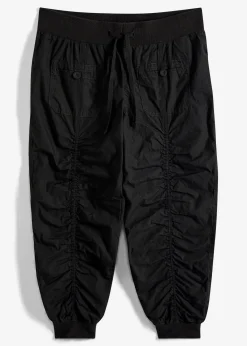 bonprix Hosen|Bekleidung·Kleider^Bequeme Capri-Hose schwarz
