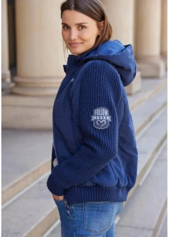 bonprix Bekleidung·Hosen|Jacken & Mäntel^Übergangsjacke dunkelblau