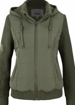 bonprix Jacken & Mäntel|Bekleidung·Hosen^Übergangsjacke oliv