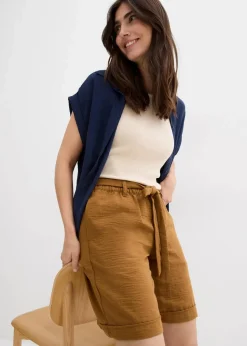 bonprix Bekleidung·Outdoorbekleidung|Bekleidung·Kleider^Bermuda cognac braun