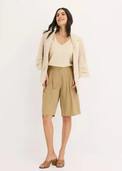 bonprix Hosen|Shorts^Bermuda khakibraun