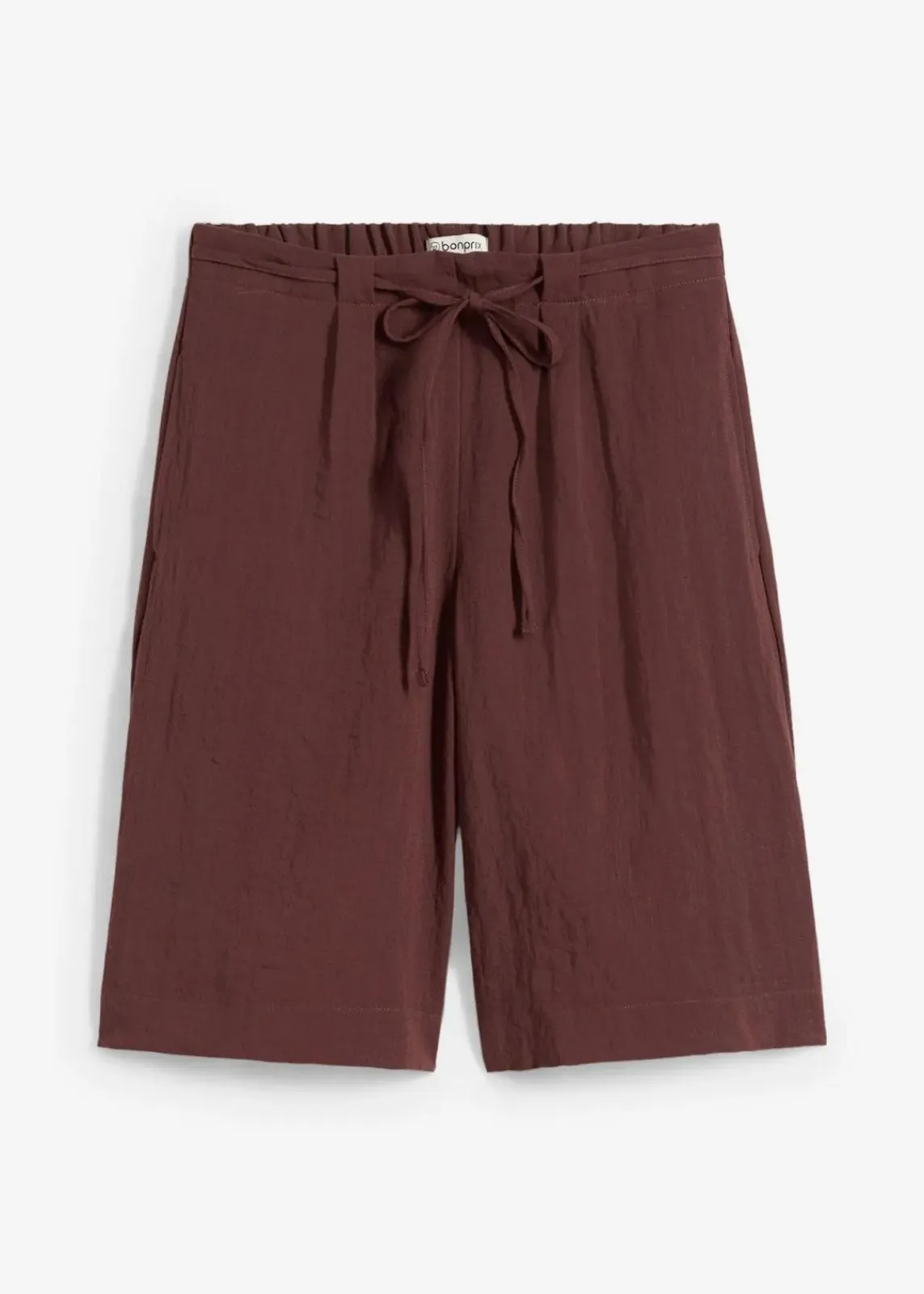 bonprix Bekleidung·Outdoorbekleidung|Bekleidung·Kleider^Bermuda aus fließendem Viskose-Mix terrabraun