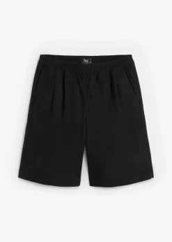 bonprix Bekleidung·Outdoorbekleidung|Bekleidung·Kleider^Bermuda aus Leinen-Baumwoll-Mix schwarz