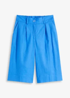 bonprix Bekleidung·Outdoorbekleidung|Bekleidung·Kleider^Bermuda aus Leinen-Mix gletscherblau