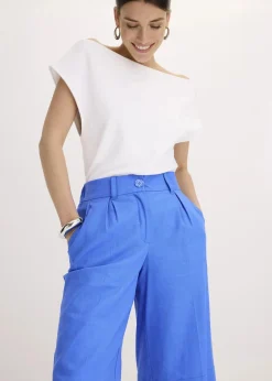 bonprix Bekleidung·Outdoorbekleidung|Bekleidung·Kleider^Bermuda aus Leinen-Mix gletscherblau