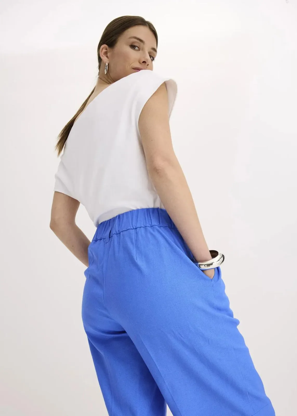 bonprix Bekleidung·Outdoorbekleidung|Bekleidung·Kleider^Bermuda aus Leinen-Mix gletscherblau