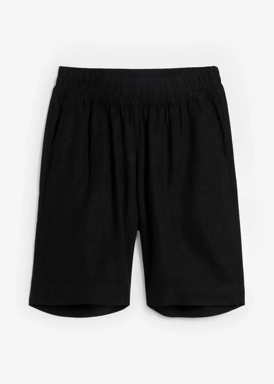 bonprix Bekleidung·Outdoorbekleidung|Bekleidung·Kleider^Bermuda aus Leinen-Viskose Mischung schwarz