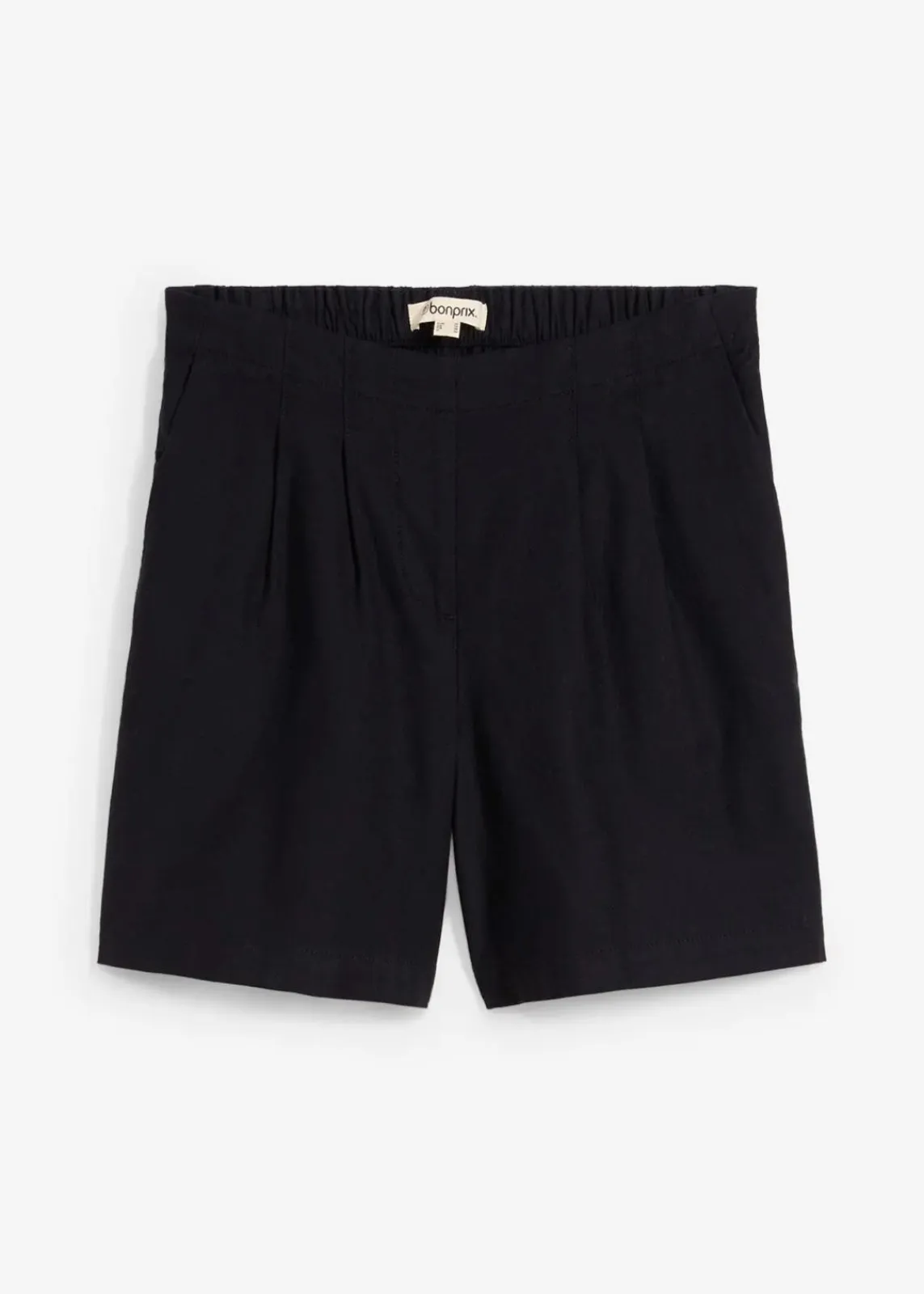 bonprix Hosen|Shorts^Bermuda aus reiner Baumwolle schwarz