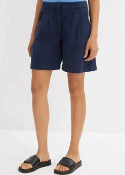 bonprix Bekleidung·Outdoorbekleidung|Bekleidung·Kleider^Bermuda aus reiner Baumwolle dunkelblau