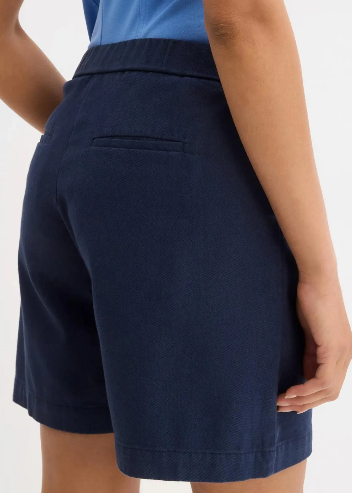 bonprix Bekleidung·Outdoorbekleidung|Bekleidung·Kleider^Bermuda aus reiner Baumwolle dunkelblau