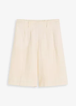 bonprix Bekleidung·Outdoorbekleidung|Bekleidung·Kleider^Bermuda aus softem Viskose-Mix cremeweiß