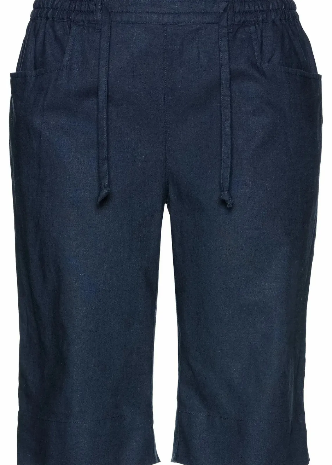 bonprix Hosen|Shorts^Bermuda mit Leinen dunkelblau