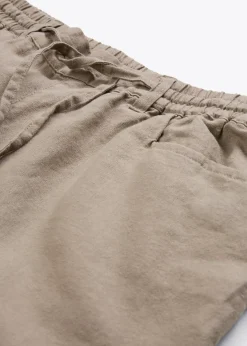 bonprix Bekleidung·Outdoorbekleidung|Bekleidung·Kleider^Bermuda mit Leinen taupe