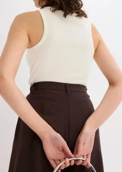 bonprix Hosen|Shorts^Bermuda Shorts mit Abnähern dunkelbraun