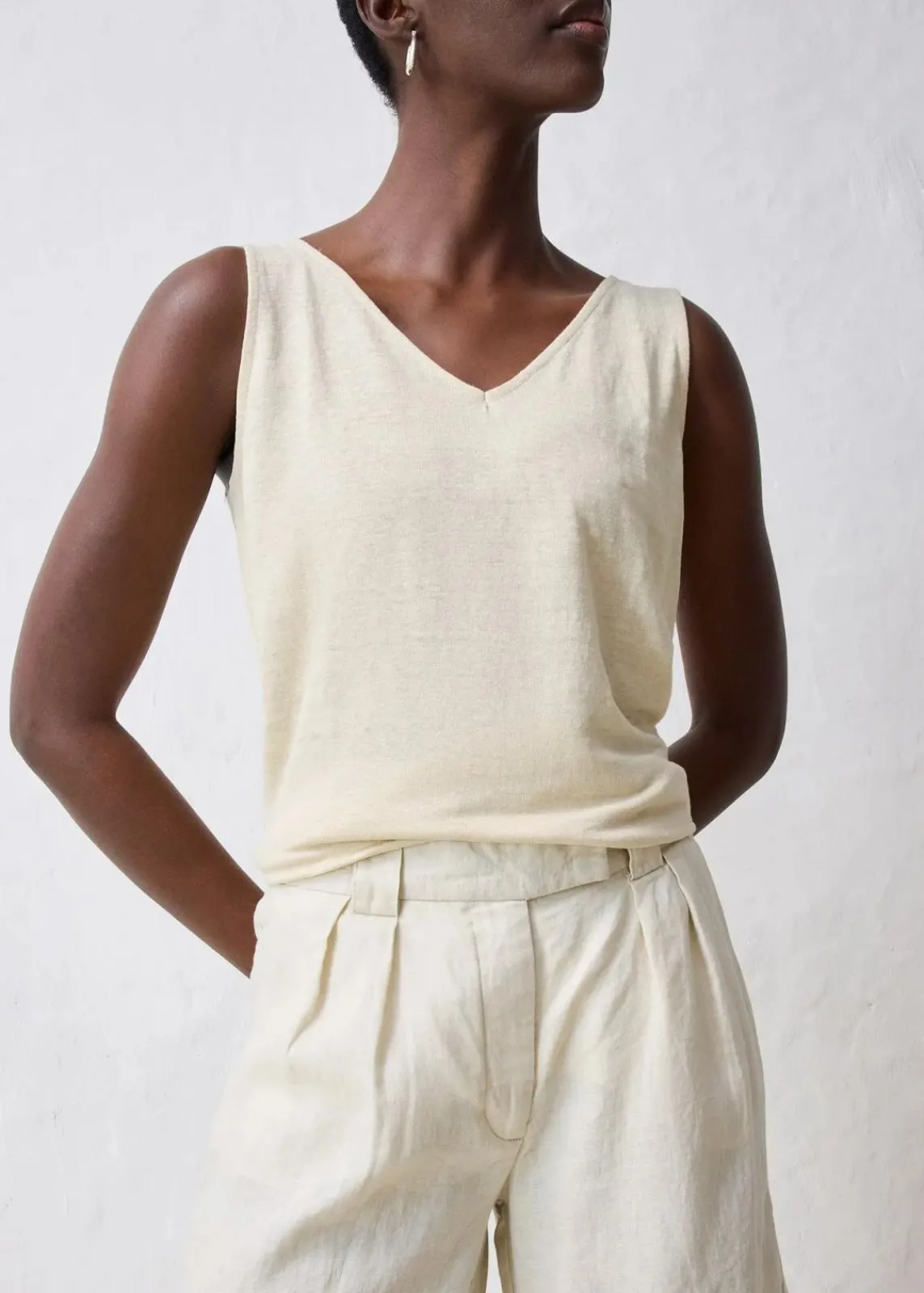 bonprix Bekleidung·Outdoorbekleidung|Bekleidung·Kleider^Bermudashorts aus reinem Leinen hellsand