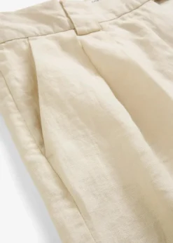 bonprix Bekleidung·Outdoorbekleidung|Bekleidung·Kleider^Bermudashorts aus reinem Leinen hellsand