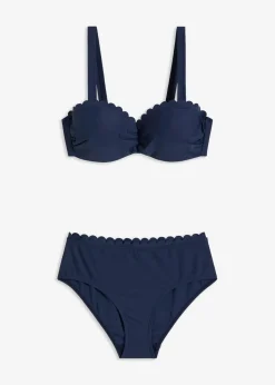 bonprix Große Cups D-F|Bikinis^Bügel Bikini (2-tlg.Set) dunkelblau