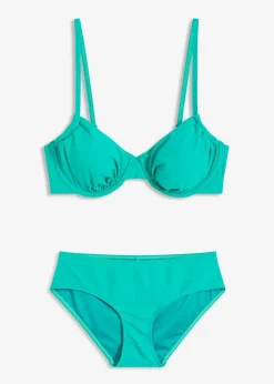 bonprix Große Cups D-F|Nachhaltigere Materialien^Bügel Bikini (2-tlg.Set) türkis