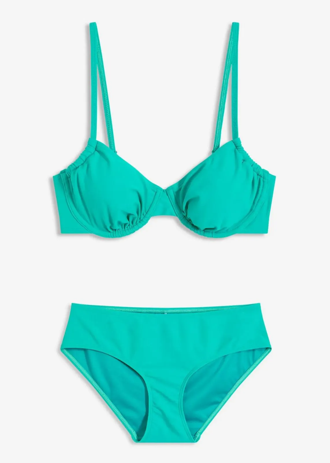 bonprix Große Cups D-F|Nachhaltigere Materialien^Bügel Bikini (2-tlg.Set) türkis
