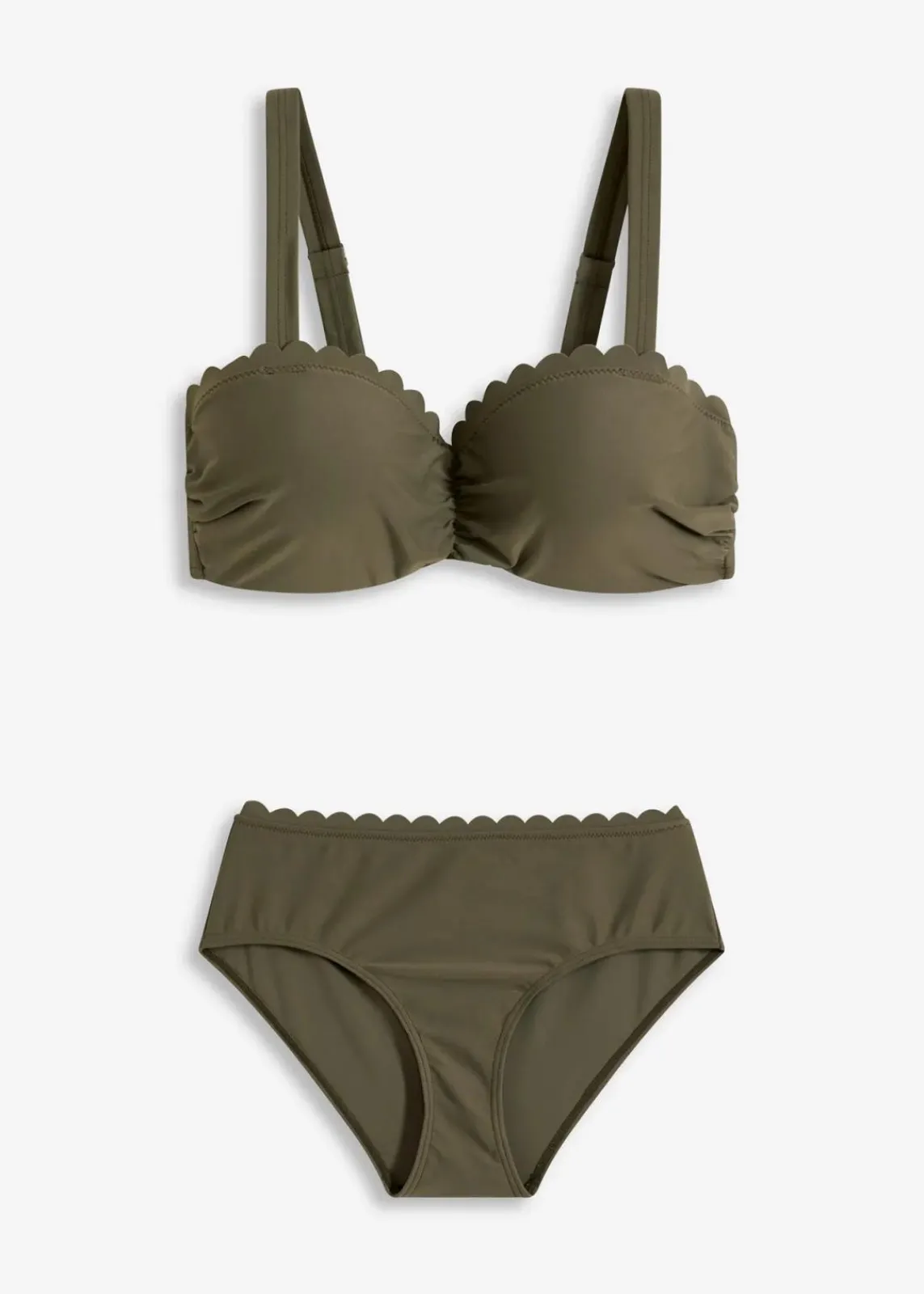 bonprix Bademode·Bikinis|Bademode·Große Cups D-F^Bügel Bikini (2-tlg.Set) dunkeloliv