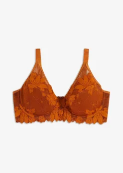 bonprix Bhs|Dessous^Bügel-BH mit zarter Spitze bronze