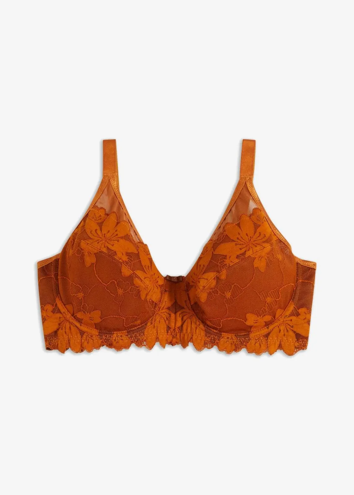 bonprix Bhs|Dessous^Bügel-BH mit zarter Spitze bronze