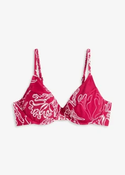 bonprix Nachhaltigere Materialien|Mix & Match^Bügel-Bikinioberteil fuchsia/creme floral