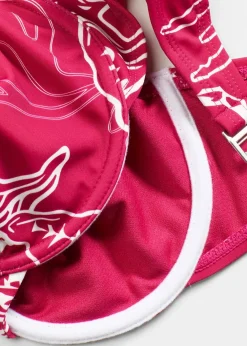 bonprix Nachhaltigere Materialien|Mix & Match^Bügel-Bikinioberteil fuchsia/creme floral