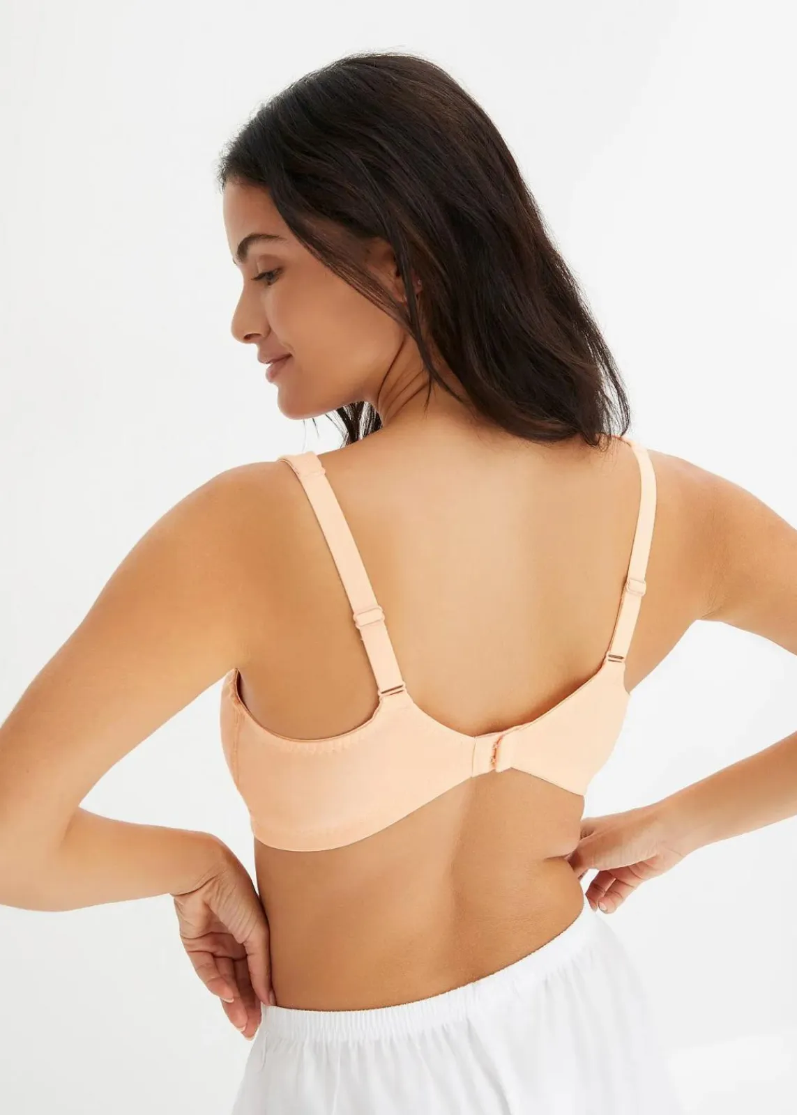 bonprix Große Cups D-H|Bhs^BH ohne Bügel mit Bio-Baumwolle (2er Pack) melba + mattblau