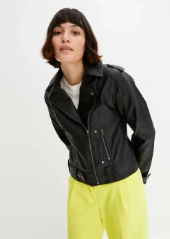 bonprix Jacken & Mäntel^Biker-Jacke schwarz