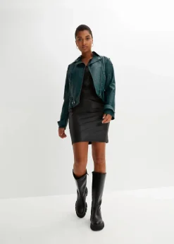 bonprix Jacken & Mäntel^Biker-Jacke tiefgrün