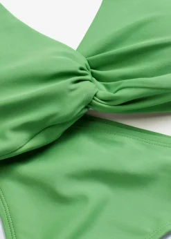 bonprix Nachhaltigere Materialien|Bikinis^Bikini (2-tlg.Set) mit Twistdetail hellgrün