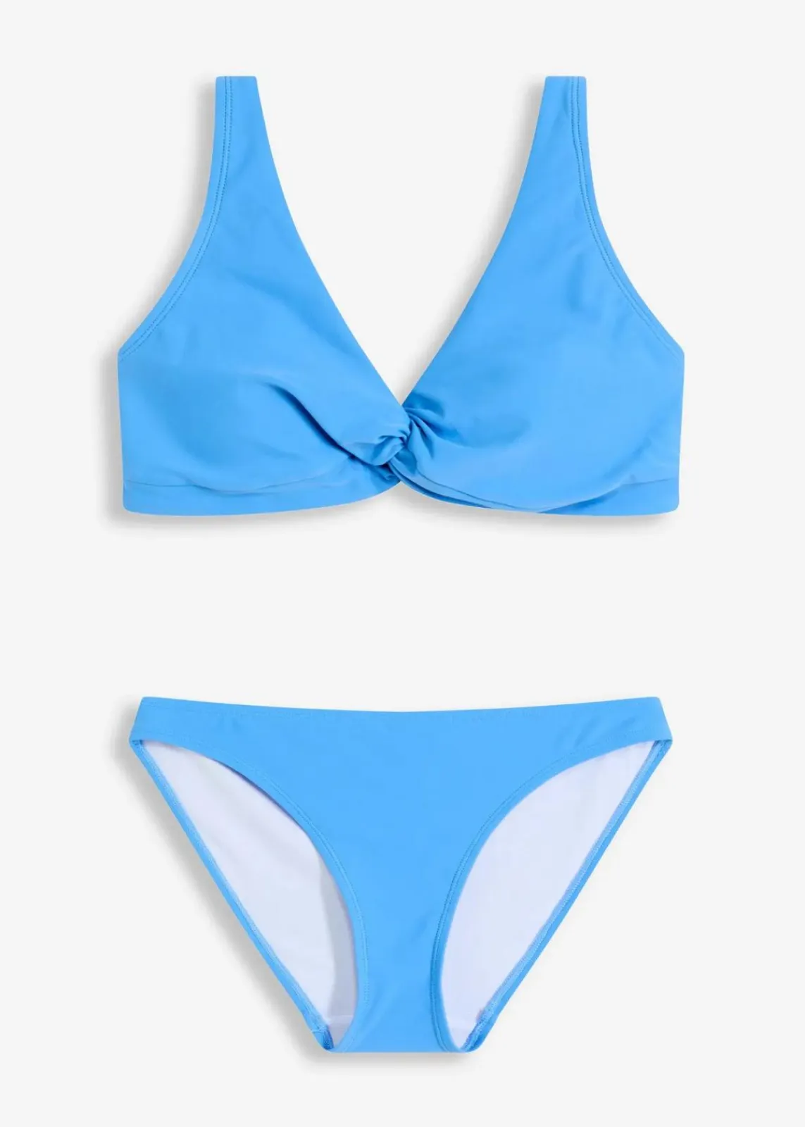 bonprix Nachhaltigere Materialien|Bademode·Bikinis^Bikini (2-tlg.Set) mit Twistdetail blau