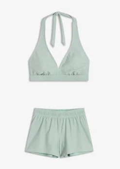 bonprix Nachhaltigere Materialien|Bikinis^Bikini und Badeunterteil (3-tlg.Set) schilf