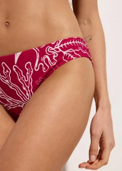 bonprix Nachhaltigere Materialien|Mix & Match^Bikinihose fuchsia/creme floral