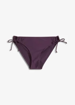 bonprix Nachhaltigere Materialien|Mix & Match^Bikinihose mit Bindedetail dunkellila