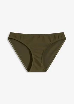 bonprix Nachhaltigere Materialien|Bademode·Tankinis^Bikinihose mit normalem Beinausschnitt dunkeloliv