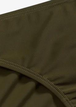 bonprix Nachhaltigere Materialien|Bademode·Tankinis^Bikinihose mit normalem Beinausschnitt dunkeloliv