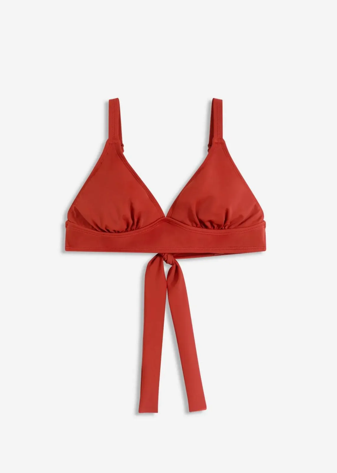 bonprix Nachhaltigere Materialien|Mix & Match^Bikinioberteil mit breitem Band rotbraun