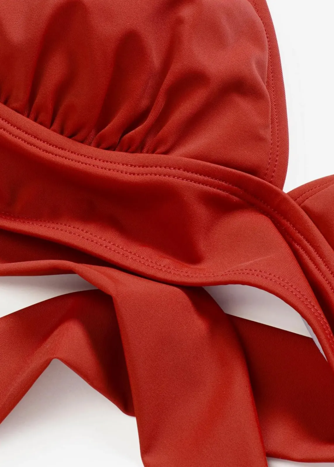 bonprix Nachhaltigere Materialien|Mix & Match^Bikinioberteil mit breitem Band rotbraun
