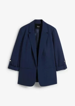 bonprix Blazer|Bekleidung·Basics^Blazer dunkelblau