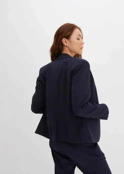 bonprix Blazer|Bekleidung·Basics^Blazer dunkelblau