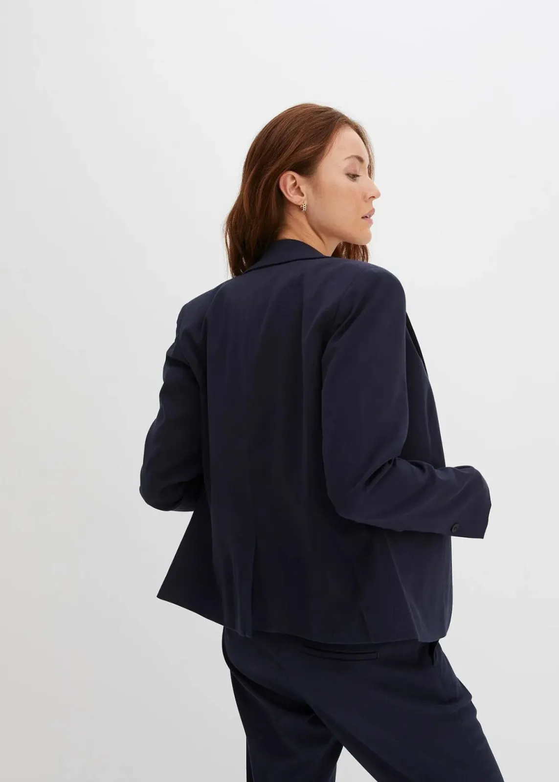bonprix Blazer|Bekleidung·Basics^Blazer dunkelblau