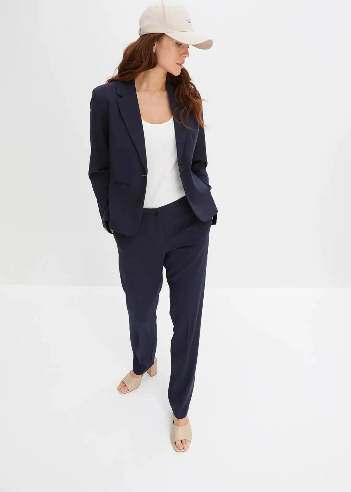 bonprix Blazer|Bekleidung·Basics^Blazer dunkelblau