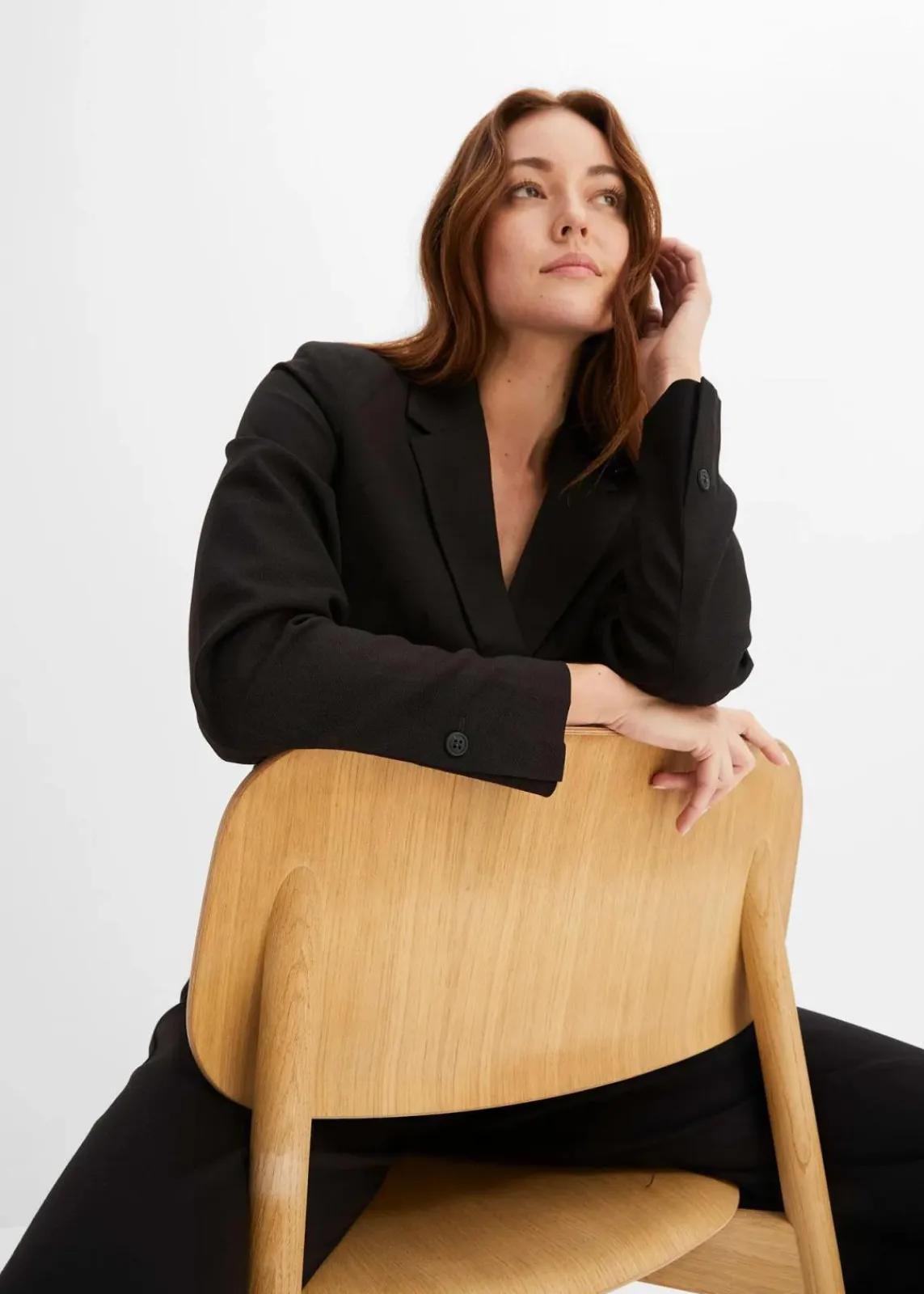 bonprix Bekleidung·Basics|Blazer^Blazer schwarz