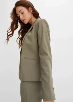 bonprix Blazer|Bekleidung·Basics^Blazer oliv