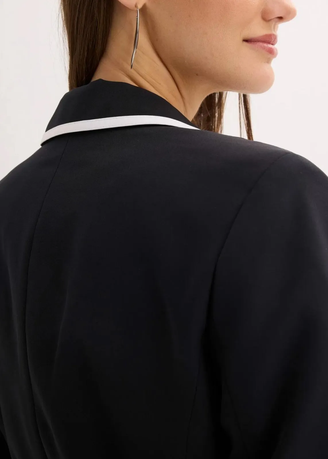 bonprix Bekleidung·Basics|Blazer^Blazer schwarz/weiß