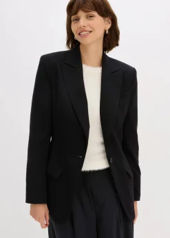 bonprix Bekleidung·Basics|Blazer^Blazer schwarz